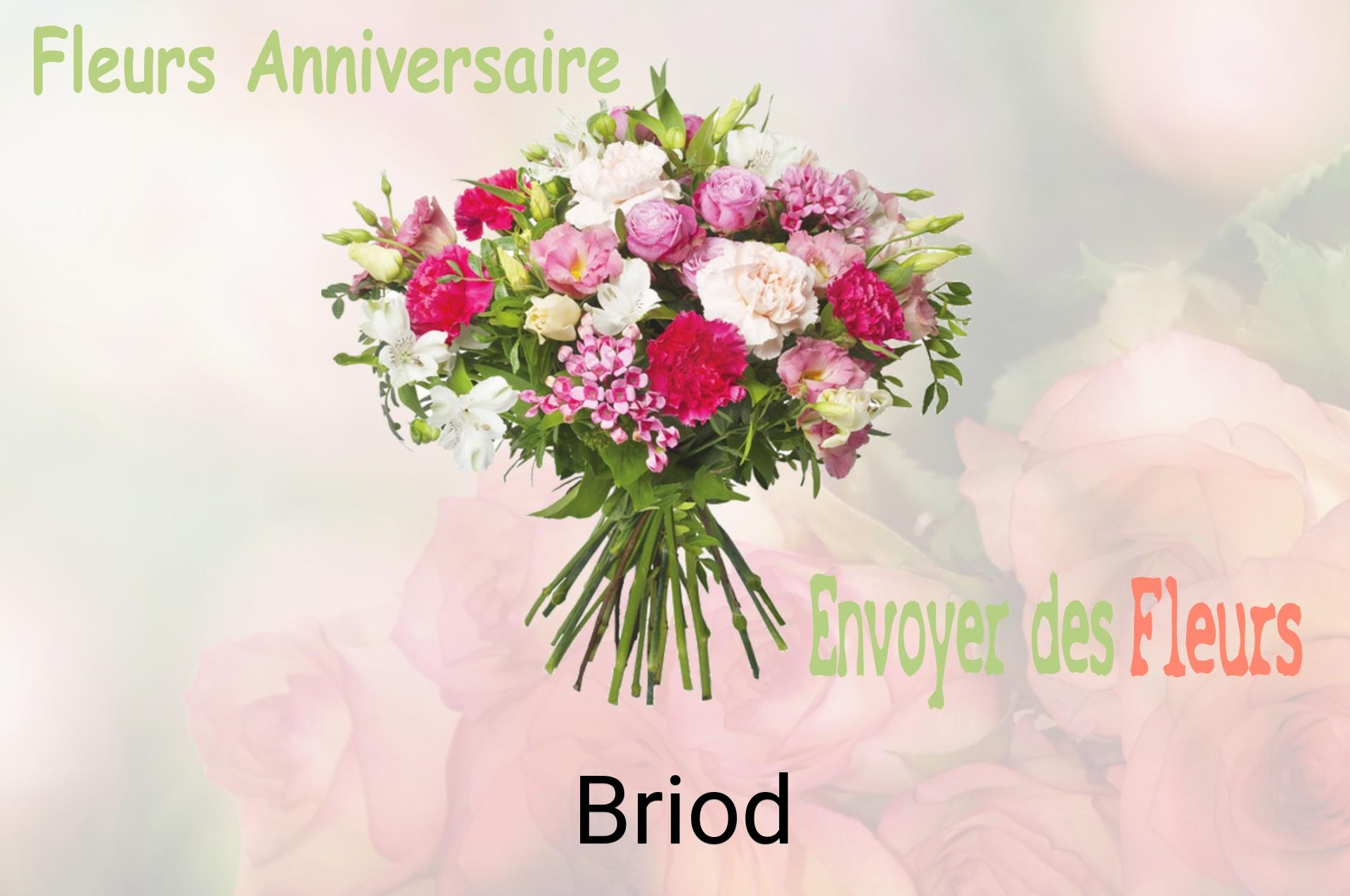 Bouquet de fleurs d’anniversaire livré à Briod
